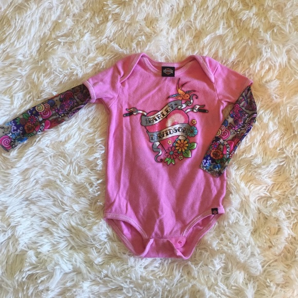Harley-Davidson Other - Baby Girl Harley Davidson onesie/ bodysuit